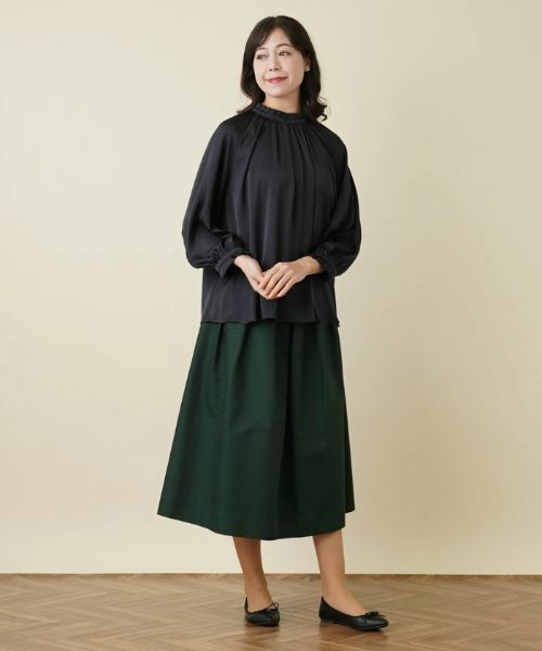 Leilian PLUS HOUSE / レリアンプラスハウス シャツ・ブラウス | スタンドカラーブラウス【BOURGE】 | 詳細24