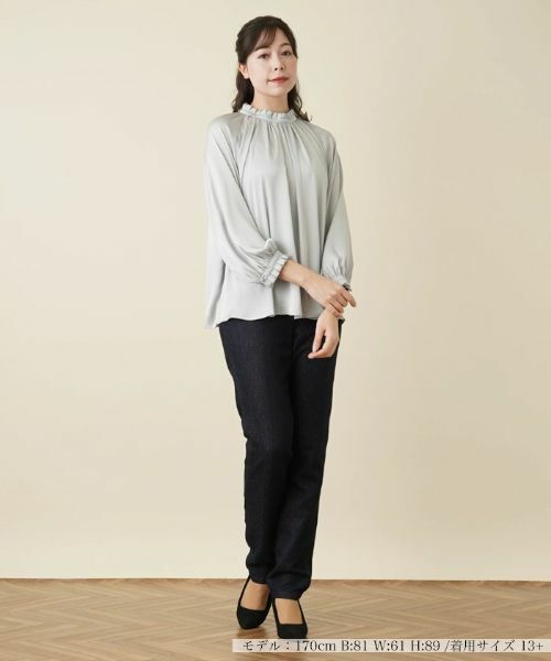 Leilian PLUS HOUSE / レリアンプラスハウス シャツ・ブラウス | スタンドカラーブラウス【BOURGE】 | 詳細27