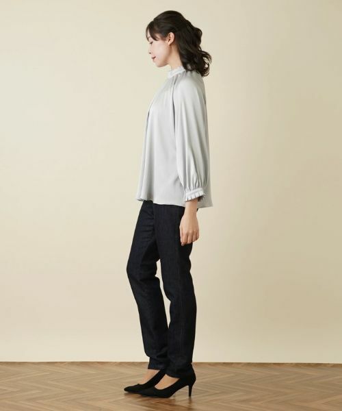 Leilian PLUS HOUSE / レリアンプラスハウス シャツ・ブラウス | スタンドカラーブラウス【BOURGE】 | 詳細28