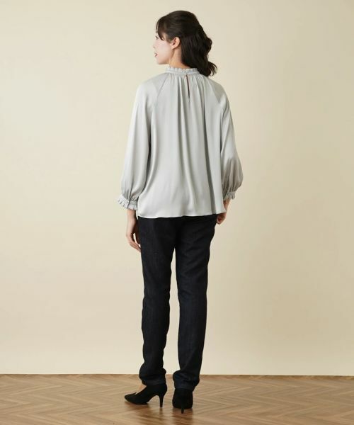 Leilian PLUS HOUSE / レリアンプラスハウス シャツ・ブラウス | スタンドカラーブラウス【BOURGE】 | 詳細29