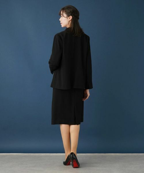 Leilian PLUS HOUSE / レリアンプラスハウス テーラードジャケット | 【セットアップ対応商品】ノーカラージャケット【プラス企画】 | 詳細3