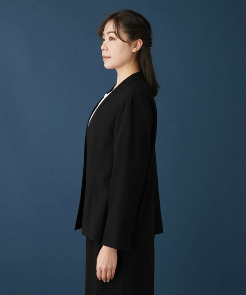 Leilian PLUS HOUSE / レリアンプラスハウス テーラードジャケット | 【セットアップ対応商品】ノーカラージャケット【プラス企画】 | 詳細5