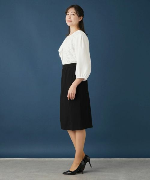 Leilian PLUS HOUSE / レリアンプラスハウス ミニ・ひざ丈スカート | タイトスカート【プラス企画】 | 詳細2