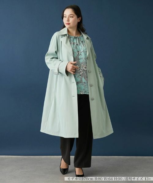 Leilian PLUS HOUSE / レリアンプラスハウス その他アウター | 【セレモニー】シングルトレンチコート | 詳細1