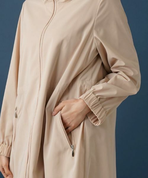 Leilian PLUS HOUSE / レリアンプラスハウス その他アウター | 【はっ水】ジップアップミディコート | 詳細9