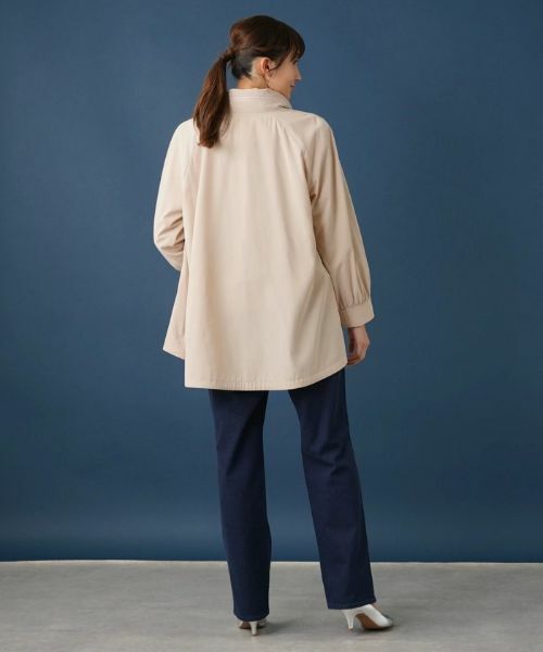 Leilian PLUS HOUSE / レリアンプラスハウス その他アウター | 【はっ水】2wayフードスタンドカラーコート | 詳細3