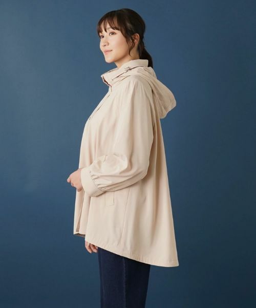 Leilian PLUS HOUSE / レリアンプラスハウス その他アウター | 【はっ水】2wayフードスタンドカラーコート | 詳細4