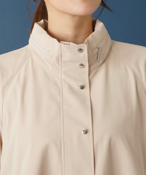 Leilian PLUS HOUSE / レリアンプラスハウス その他アウター | 【はっ水】2wayフードスタンドカラーコート | 詳細9