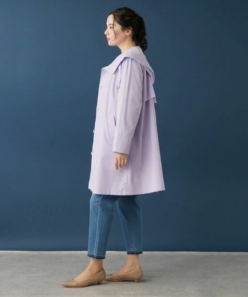 Leilian PLUS HOUSE / レリアンプラスハウス その他アウター | 【はっ水】フード付きコート | 詳細2