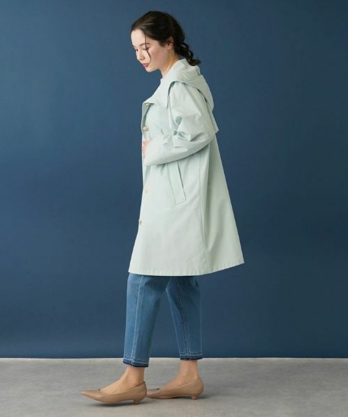 Leilian PLUS HOUSE / レリアンプラスハウス その他アウター | 【はっ水】フード付きコート | 詳細5