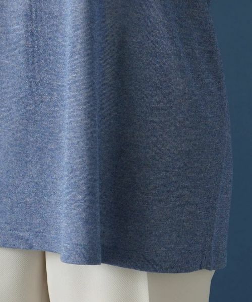 Leilian PLUS HOUSE / レリアンプラスハウス ニット・セーター | ヘンリーネックニットチュニック【プラス企画】 | 詳細10