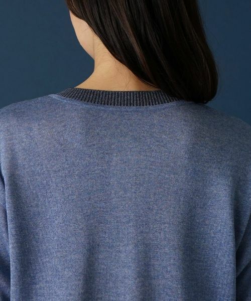 Leilian PLUS HOUSE / レリアンプラスハウス ニット・セーター | ヘンリーネックニットチュニック【プラス企画】 | 詳細8