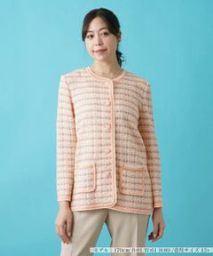 Leilian PLUS HOUSE / レリアンプラスハウス テーラードジャケット | ニットジャケット