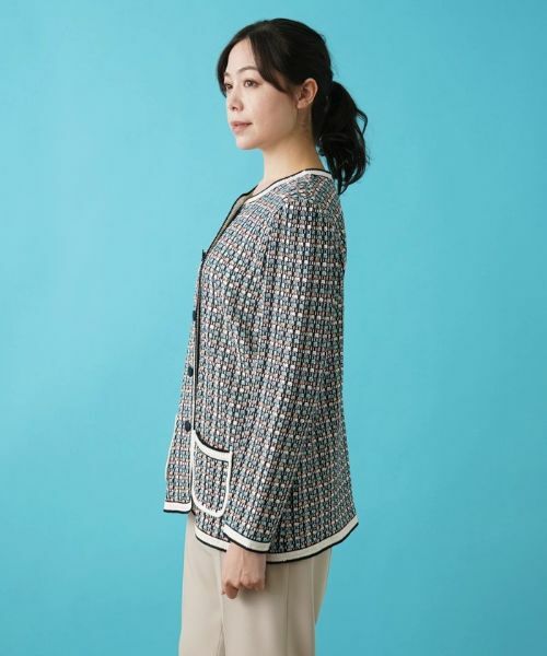 Leilian PLUS HOUSE / レリアンプラスハウス テーラードジャケット | ニットジャケット | 詳細5