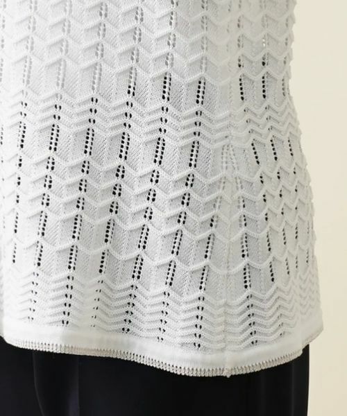 Leilian PLUS HOUSE / レリアンプラスハウス テーラードジャケット | コットンニットジャケット | 詳細10