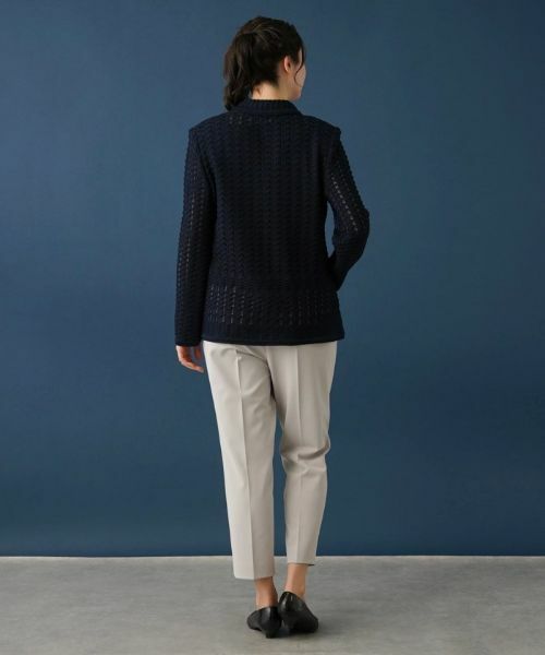 Leilian PLUS HOUSE / レリアンプラスハウス テーラードジャケット | コットンニットジャケット | 詳細15