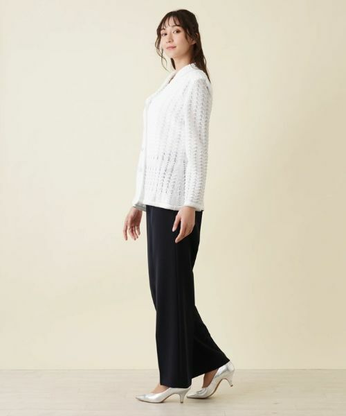 Leilian PLUS HOUSE / レリアンプラスハウス テーラードジャケット | コットンニットジャケット | 詳細2