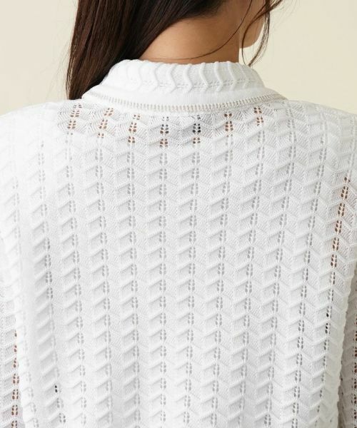 Leilian PLUS HOUSE / レリアンプラスハウス テーラードジャケット | コットンニットジャケット | 詳細8