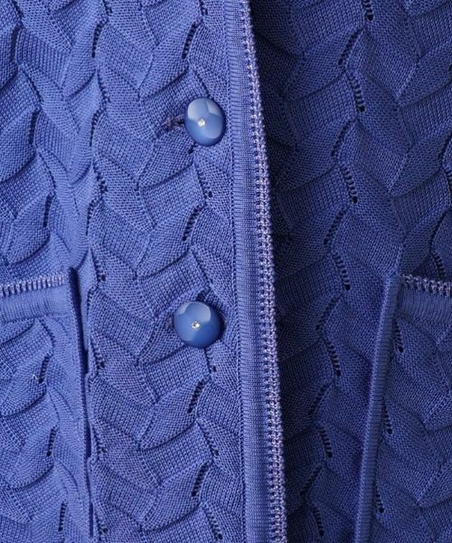 Leilian PLUS HOUSE / レリアンプラスハウス テーラードジャケット | コットンニットテーラードジャケット | 詳細12