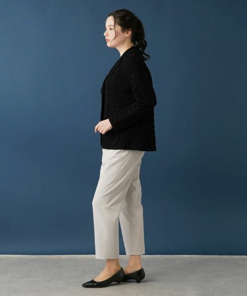 Leilian PLUS HOUSE / レリアンプラスハウス テーラードジャケット | コットンニットテーラードジャケット | 詳細14