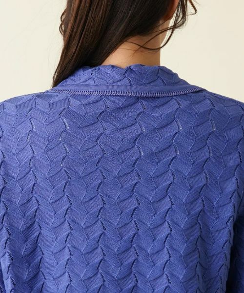 Leilian PLUS HOUSE / レリアンプラスハウス テーラードジャケット | コットンニットテーラードジャケット | 詳細9
