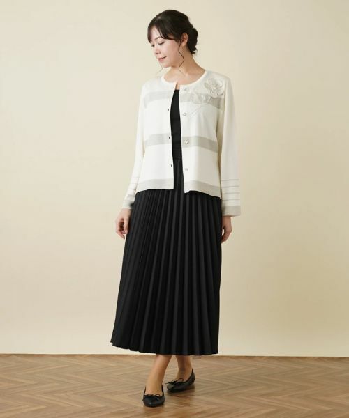 Leilian PLUS HOUSE / レリアンプラスハウス ロング・マキシ丈スカート | アコーディオンプリーツスカート【BOURGE】 | 詳細1