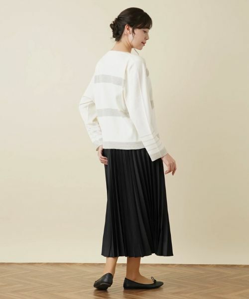 Leilian PLUS HOUSE / レリアンプラスハウス ロング・マキシ丈スカート | アコーディオンプリーツスカート【BOURGE】 | 詳細3