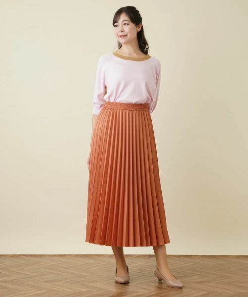 Leilian PLUS HOUSE / レリアンプラスハウス ロング・マキシ丈スカート | アコーディオンプリーツスカート【BOURGE】 | 詳細4