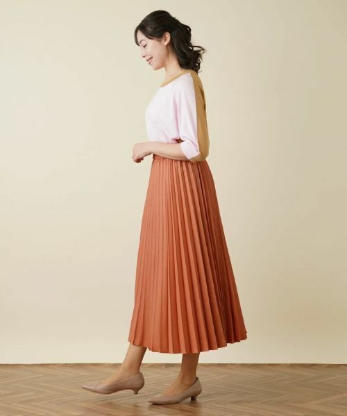Leilian PLUS HOUSE / レリアンプラスハウス ロング・マキシ丈スカート | アコーディオンプリーツスカート【BOURGE】 | 詳細5