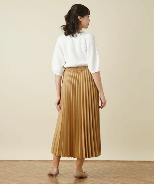 Leilian PLUS HOUSE / レリアンプラスハウス ロング・マキシ丈スカート | アコーディオンプリーツスカート【BOURGE】 | 詳細9