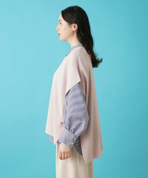 Leilian PLUS HOUSE / レリアンプラスハウス テーラードジャケット | Vネックニットベスト【BOURGE】 | 詳細14