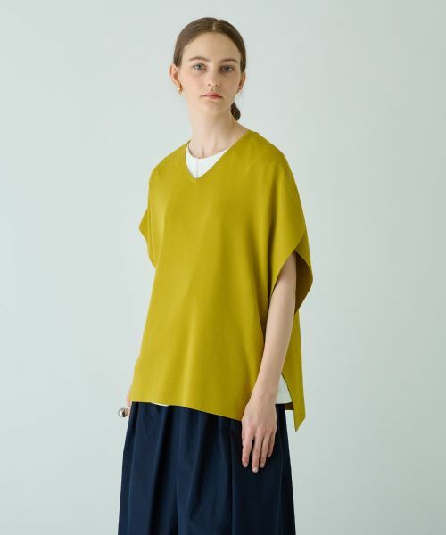 Leilian PLUS HOUSE / レリアンプラスハウス テーラードジャケット | Vネックニットベスト【BOURGE】 | 詳細2