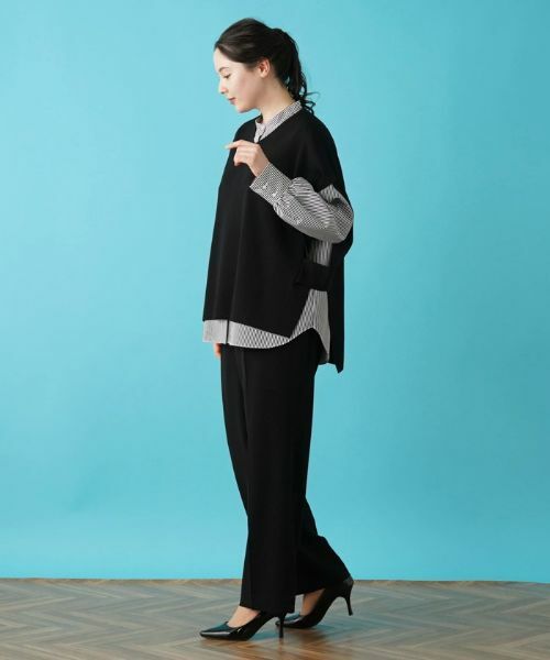 Leilian PLUS HOUSE / レリアンプラスハウス テーラードジャケット | Vネックニットベスト【BOURGE】 | 詳細25