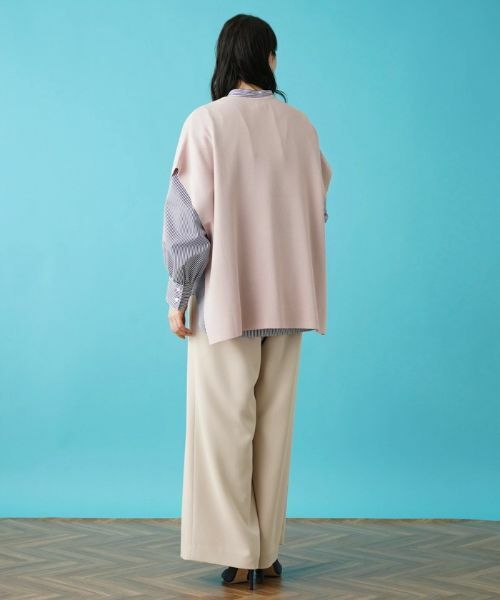 Leilian PLUS HOUSE / レリアンプラスハウス テーラードジャケット | Vネックニットベスト【BOURGE】 | 詳細30