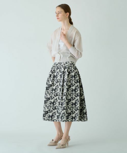 Leilian PLUS HOUSE / レリアンプラスハウス カーディガン・ボレロ | Vネックカーディガン【BOURGE】 | 詳細10