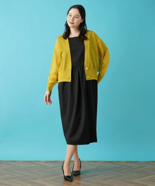Leilian PLUS HOUSE / レリアンプラスハウス カーディガン・ボレロ | Vネックカーディガン【BOURGE】 | 詳細11
