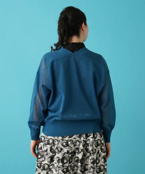 Leilian PLUS HOUSE / レリアンプラスハウス カーディガン・ボレロ | Vネックカーディガン【BOURGE】 | 詳細22