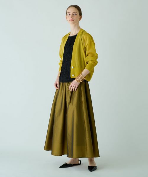 Leilian PLUS HOUSE / レリアンプラスハウス カーディガン・ボレロ | Vネックカーディガン【BOURGE】 | 詳細4