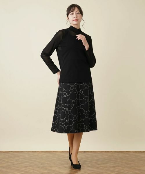 Leilian PLUS HOUSE / レリアンプラスハウス カットソー | 【店舗人気】シアーハイネックカットソー | 詳細1