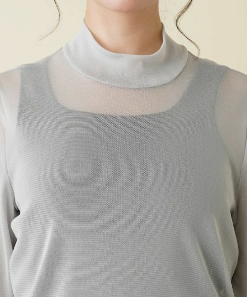 Leilian PLUS HOUSE / レリアンプラスハウス カットソー | 【店舗人気】シアーハイネックカットソー | 詳細11