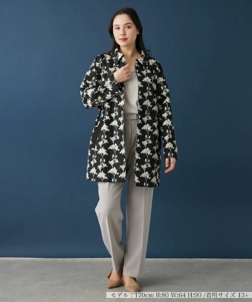 Leilian PLUS HOUSE / レリアンプラスハウス その他アウター | ステンカラーコート【ROCHAS Premiere】 | 詳細1