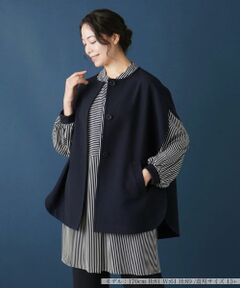 Leilian PLUS HOUSE / レリアンプラスハウス テーラードジャケット | ポンチョ風ベスト