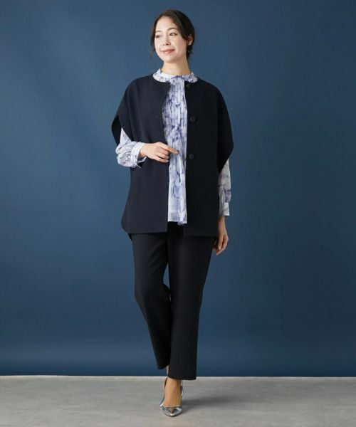 Leilian PLUS HOUSE / レリアンプラスハウス テーラードジャケット | ポンチョ風ベスト | 詳細4