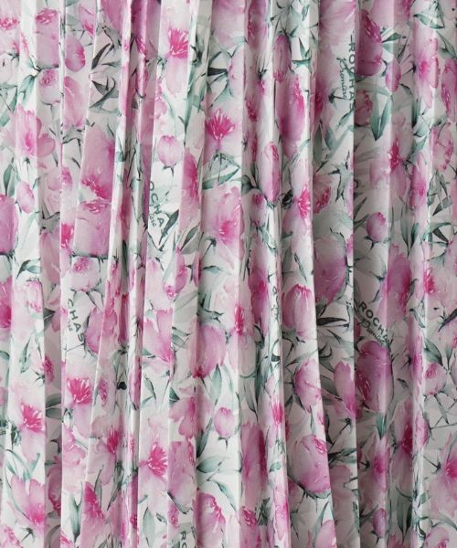 Leilian PLUS HOUSE / レリアンプラスハウス ロング・マキシ丈スカート | 水彩フラワープリーツスカート【ROCHAS Premiere】 | 詳細13