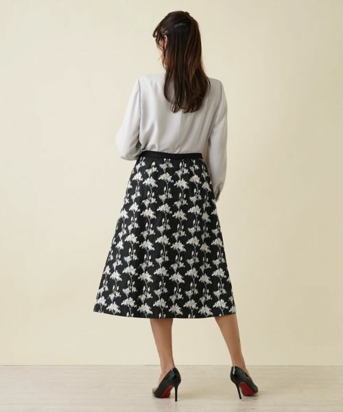 Leilian PLUS HOUSE / レリアンプラスハウス ミニ・ひざ丈スカート | ミディ丈スカート【ROCHAS Premiere】 | 詳細3