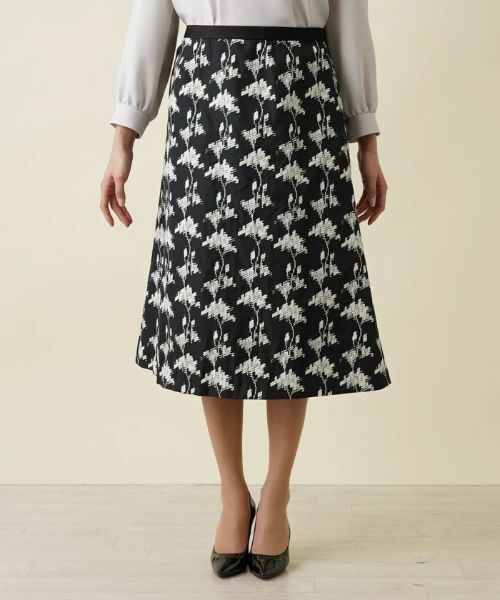 Leilian PLUS HOUSE / レリアンプラスハウス ミニ・ひざ丈スカート | ミディ丈スカート【ROCHAS Premiere】 | 詳細4