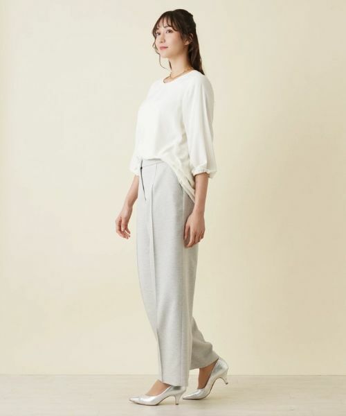 Leilian PLUS HOUSE / レリアンプラスハウス その他パンツ | ワイドパンツ【ROCHAS Premiere】 | 詳細2