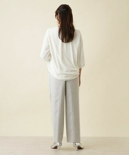 Leilian PLUS HOUSE / レリアンプラスハウス その他パンツ | ワイドパンツ【ROCHAS Premiere】 | 詳細3