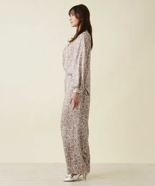 Leilian PLUS HOUSE / レリアンプラスハウス その他パンツ | 【セットアップ対応商品】ワイドワイドパンツ【ROCHAS Premiere】【ERICA】 | 詳細2