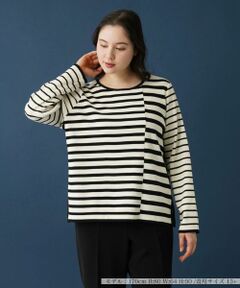 Leilian PLUS HOUSE / レリアンプラスハウス ニット・セーター | ボーダーセーター【ROCHAS Premiere】